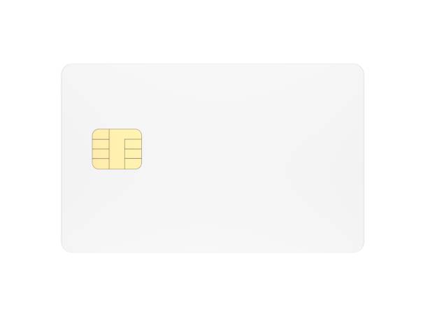 istock White blank credit card isolated on white background. 1252801831