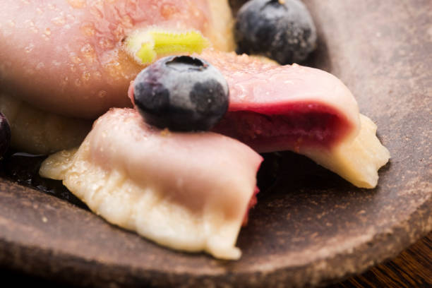 istock Blueberry dumplings, pierogi 1252817564
