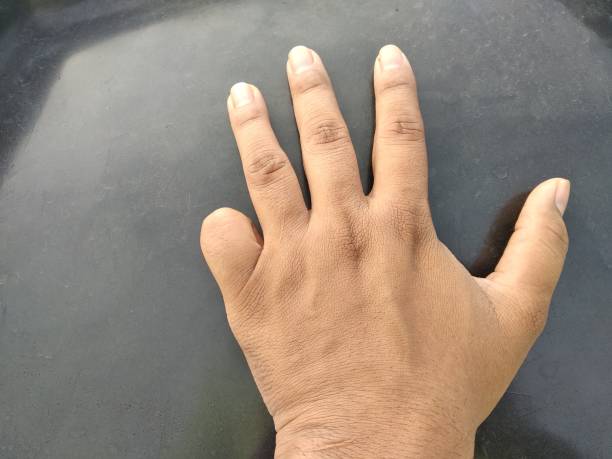 istock Human hand fingers male female 1252817850