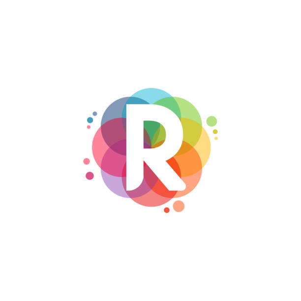 Abstract R Initial logo designs concept vector, Colorful Letter R logo designs Abstract R Initial logo designs concept vector, Colorful Letter R logo designs r arrow logo stock illustrations