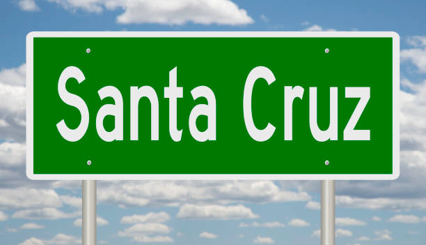 istock Highway sign for Santa Cruz 1252827022