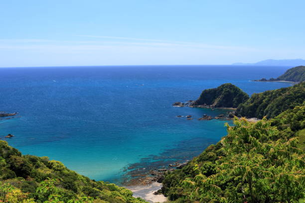 istock Yokonami skyline, the view from the Katabirazaki(Kochi Prefecture) 1252829681