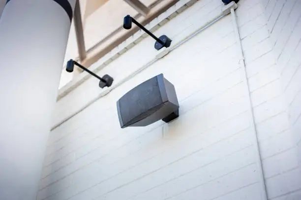 Photo of mounted speaker