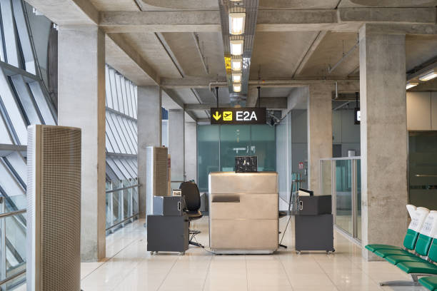istock airport exit gate to aircraft for travel 1252833157