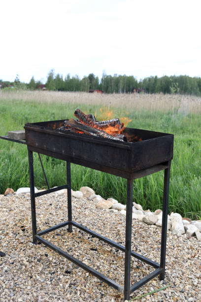 istock View of brazier with burning wood 1252843941