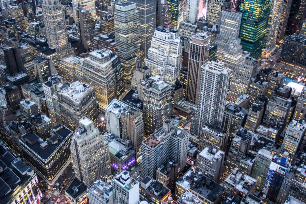 istock New York City skyline with skyscrapers 1252854644