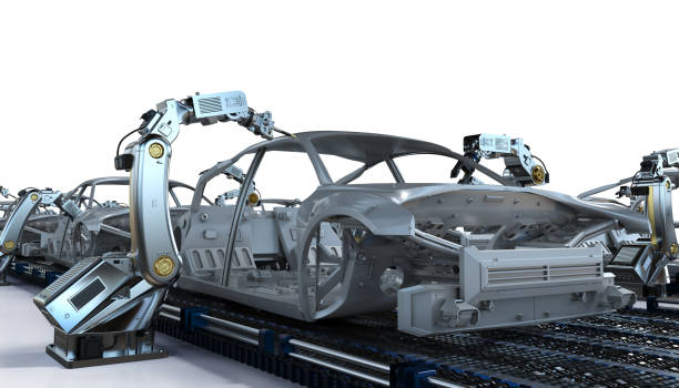 istock Automation aumobile factory 1252855019
