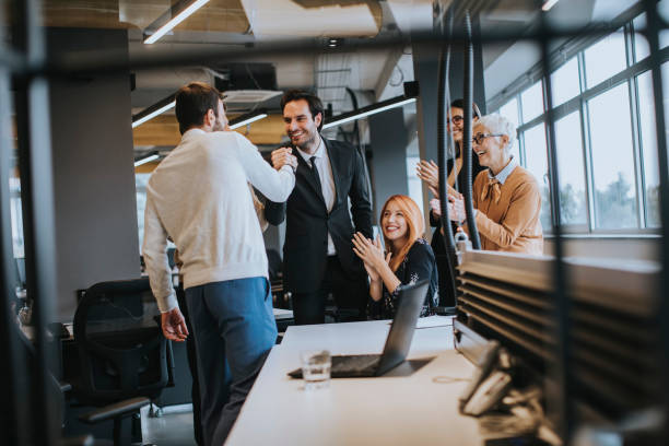 istock Business people working in the modern office 1252855036