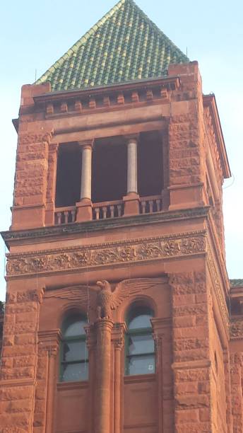 istock Bexas County Courthouse in San Antonio, Texas. This Building is known for its reddish facade. 1252859331
