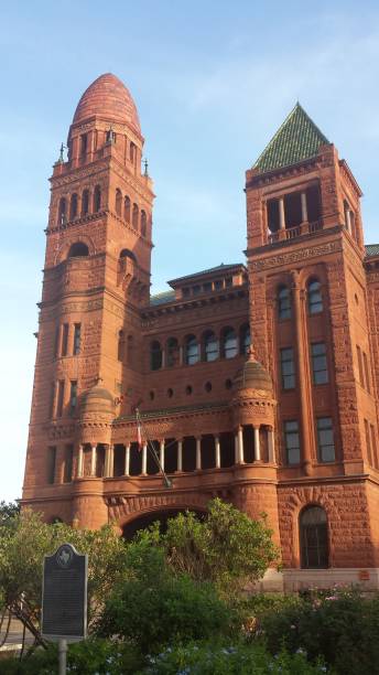 istock Bexas County Courthouse in San Antonio, Texas. This Building is known for its reddish facade. 1252859342