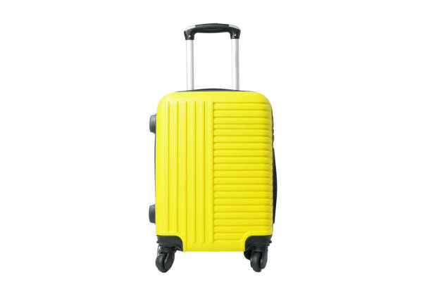 istock Color travel bag isolated on white background 1252860809
