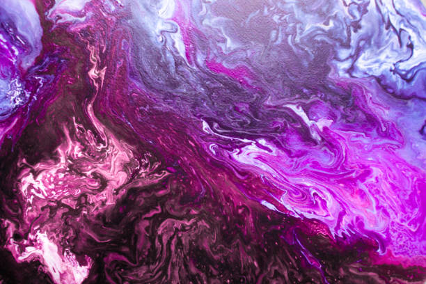 istock Purple and pink marble abstract background. Liquid marble pattern. Fluid art. Colorful. 1252860947