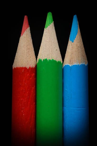 istock Coloured pencils close up showing wood textures 1252862059
