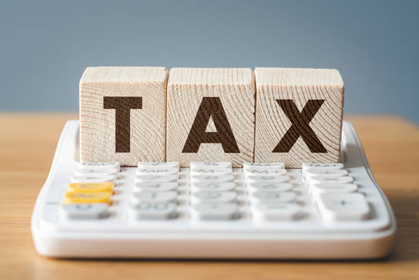 istock Business and tax concept 1252863220