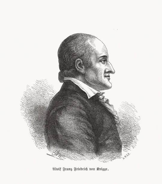 istock Adolph Freiherr Knigge (1752-1796), German writer, wood engraving, published 1893 1252863331