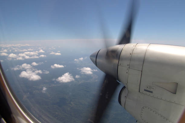 istock The view from the airplane window. 1252869762