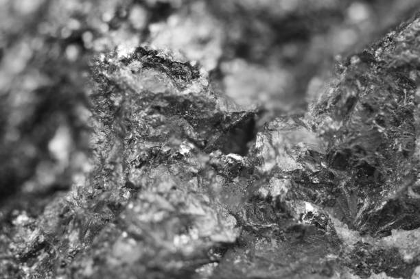 istock Black and white photography. Crystal background. Close-up. 1252877812