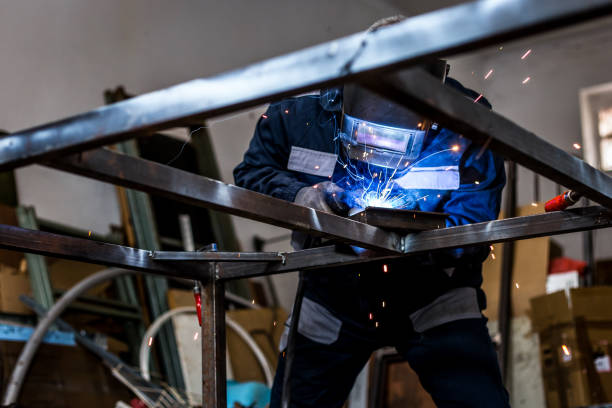 istock Senior man repairing a metal construction 1252878839