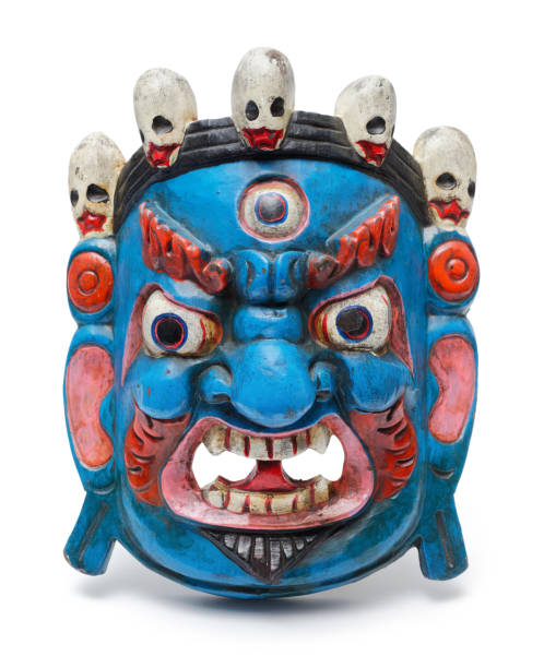 Traditional mask of Mahakala