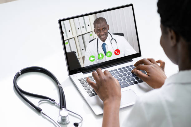 istock African American Doctor Video Conference Call 1252880962
