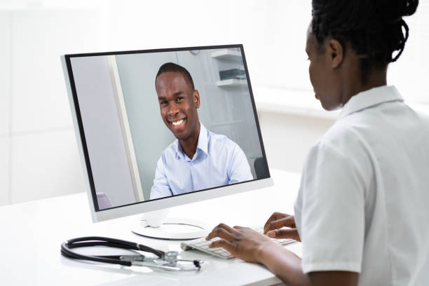 istock African Doctor In Video Conference Call Talking 1252880971