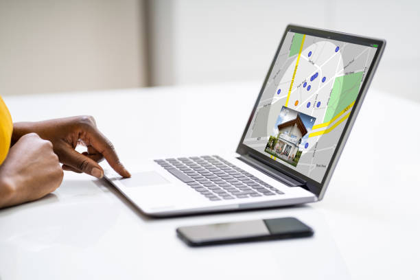 istock African American Woman Using Real Estate Map 1252881148