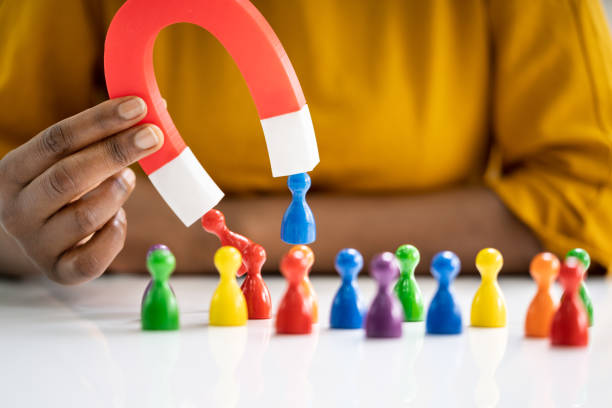 istock Business Lead And Customer Generation Magnet 1252881214