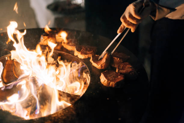 310+ Restaurant Fire Pit Stock Photos, Pictures & Royalty-Free Images ...