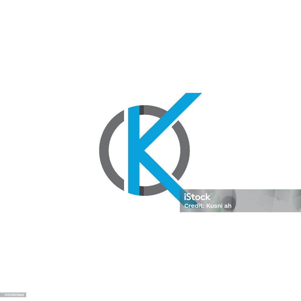 K Letter Logo Template Vector Icon Illustration Stock Illustration ...