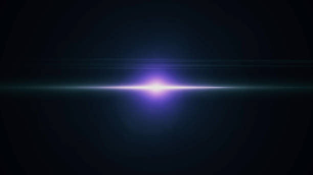 Anamorphic lens flare from a photo camera lens. Anamorphic background Anamorphic lens flare from a photo camera lens. Anamorphic background cinematic music photos stock pictures, royalty-free photos & images