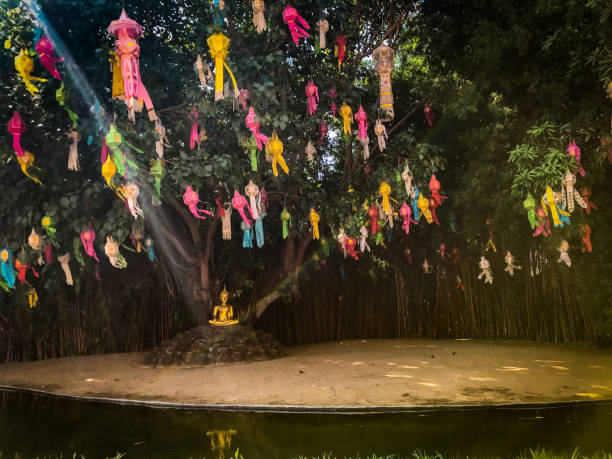 istock Buddhist garden in Chiang Mai / Thailand 1252895523