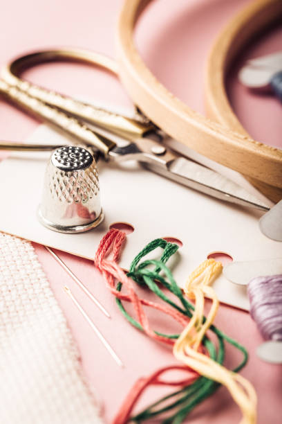 istock Embroidery set fot cross stitching 1252896514