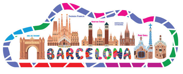 Barcelona http://legacy.lib.utexas.edu/maps/navymaps/barcelona.html arc de triomf barcelona stock illustrations