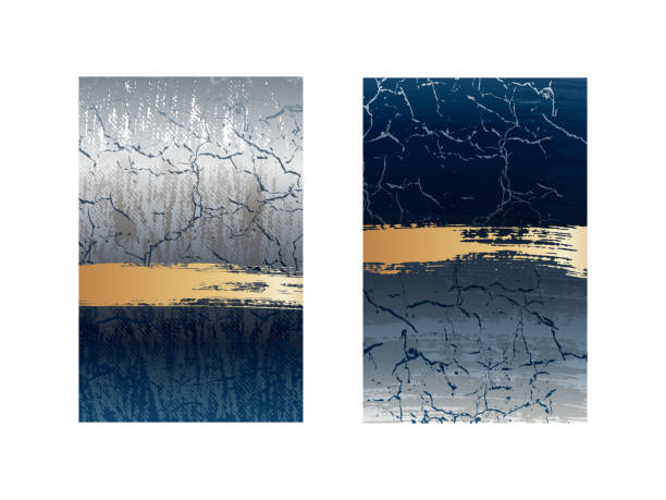 istock Abstract background with art acrylic paint elements . Marble template with oil painting decoration. Color pattern vector with brush gold stroke decoration. Vector 1252909391