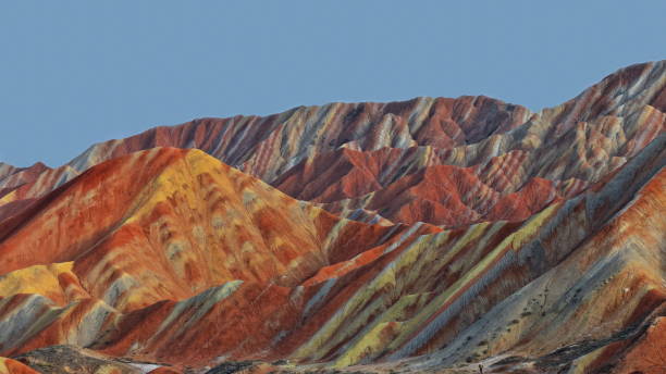 istock Seven-Color-Mountain landform from Colorful-Clouds Observation Deck. Zhangye Danxia-Qicai Scenic Spot-Gansu-China-0900 1252910201