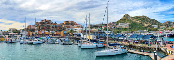Cape Marina panorama stock photo