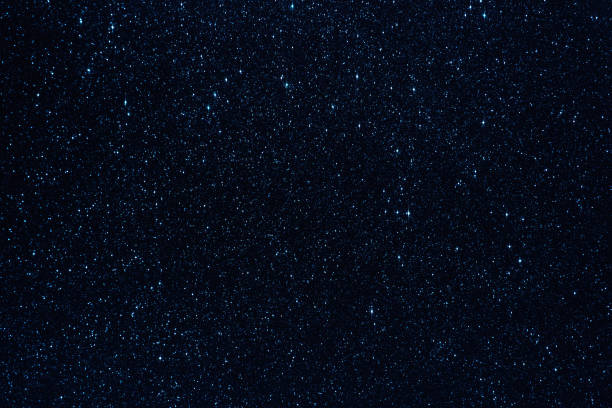 istock Starry night sky, stars background, abstract stellar view 1252913373
