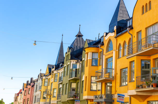 istock Helsinki Colorful facades , Finland 1252922549