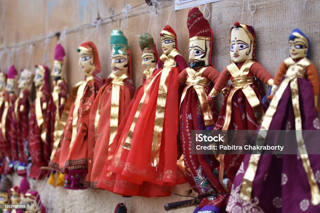 Indian String Puppet Puppet Doll Or Kathputli Is A String Puppet Theatre Native To Rajasthan ...