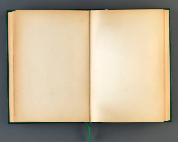 istock Old antique vintage hard cover books. 1252946246