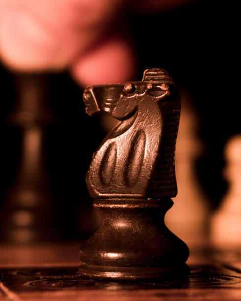istock Chess photographed on a chessboard 1252947712