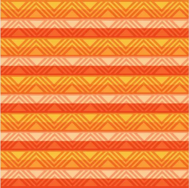 Vector illustration of Tribal Pattern Composition