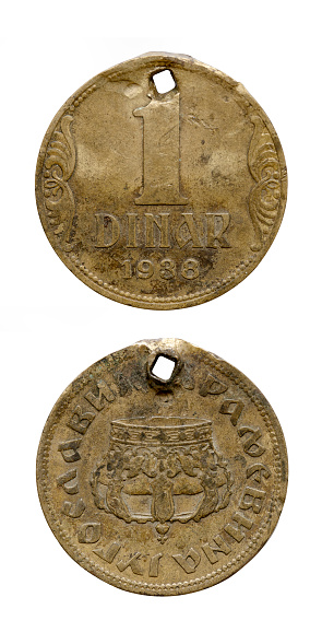 1 Dinar Coin,1938