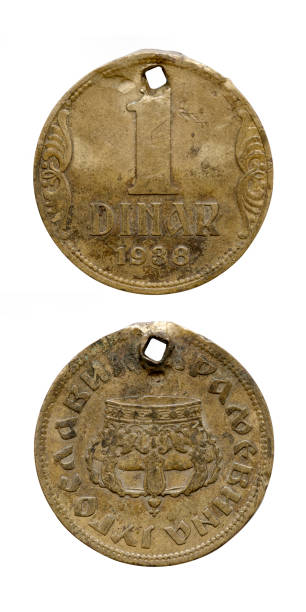 1 Dinar Corner,1938 1 Dinar Coin,1938 dinar stock pictures, royalty-free photos & images