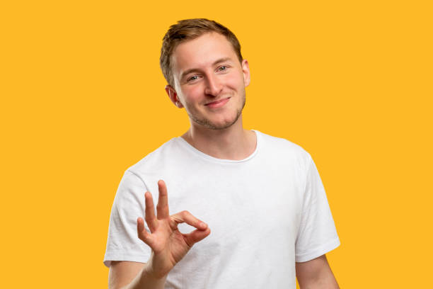 istock ok gesture great idea cheerful man approval sign 1252976033