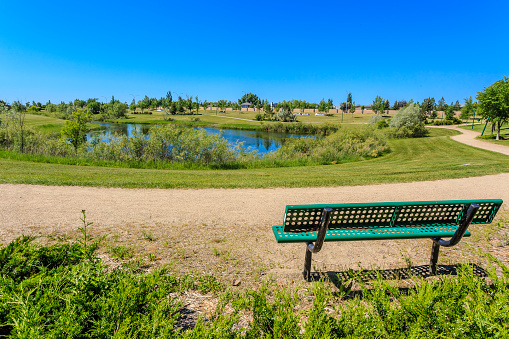 Trounce Pond is located in the Lakewood Suburban Centre neighborhood of Saskatoon.