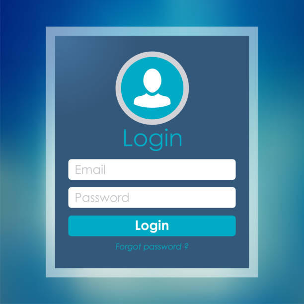 Login Background Color Blue 100+ Blue Folder Login Stock Photos, Pictures & Royalty-Free Images ...