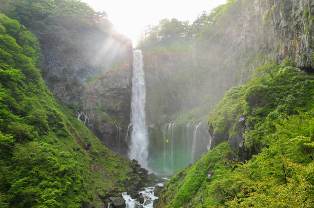 istock Famous majestic waterfall in Japan 1253006834