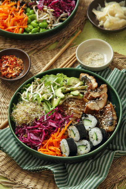istock Homemade Poke Bowl 1253008433