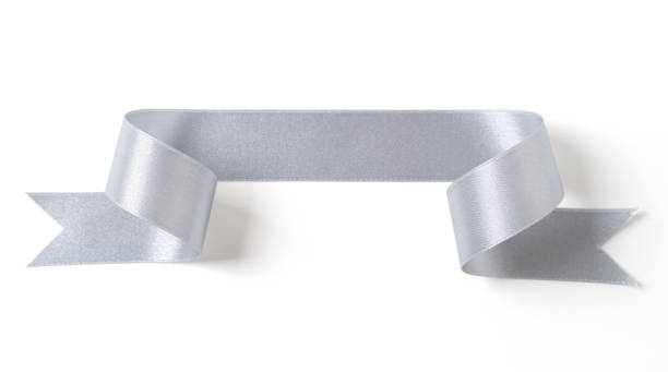 istock silver banners ribbons label on white background 1253012910